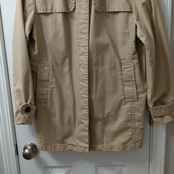Tommy Hilfiger Double Collar Long Sleeve Trench Coat Size XL - Picture 8 of 9